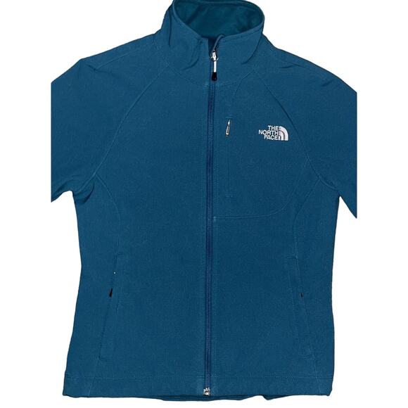 The North Face Women's Jacket X-Small Full Zip Softshell Green Transition Jacket - Picture 2 of 11